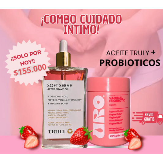 "Combo Especial: Truly + Uro Probiotics Original – Cuidado Íntimo y Bienestar Femenino"